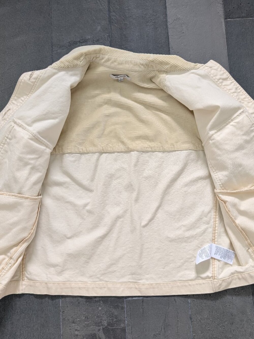 NWOT Madewell Chino Boxy Shirt Jacket - Picture 6 of 13